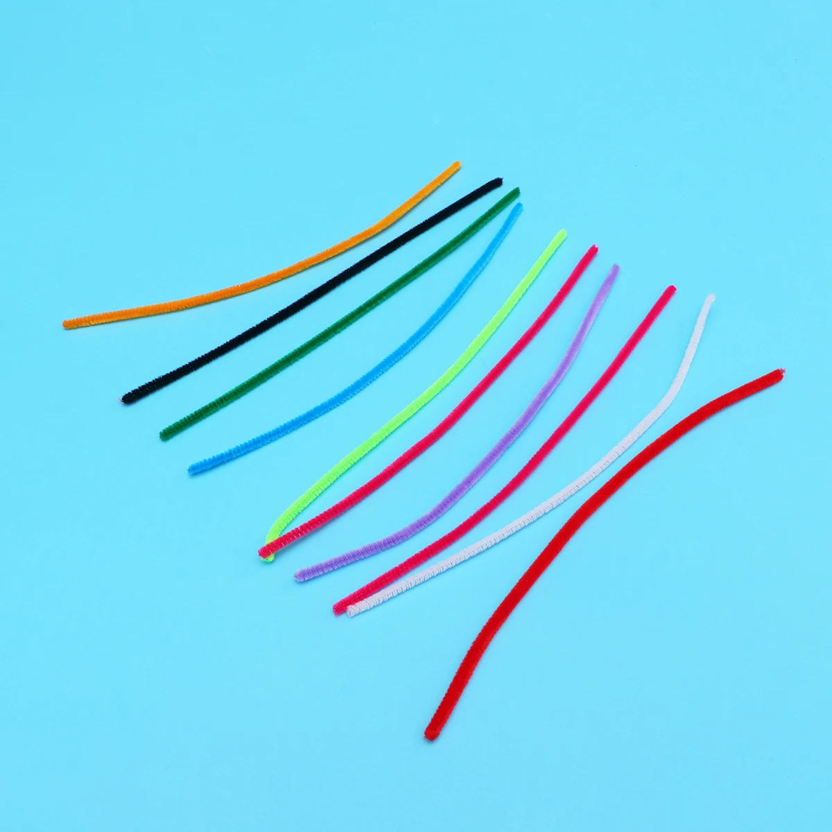 

300 Pcs Color Twist Stick Twisted Rods Wool Tops Bar Toy Flash Children's Handmade Educational Toys DIY Making Kids
