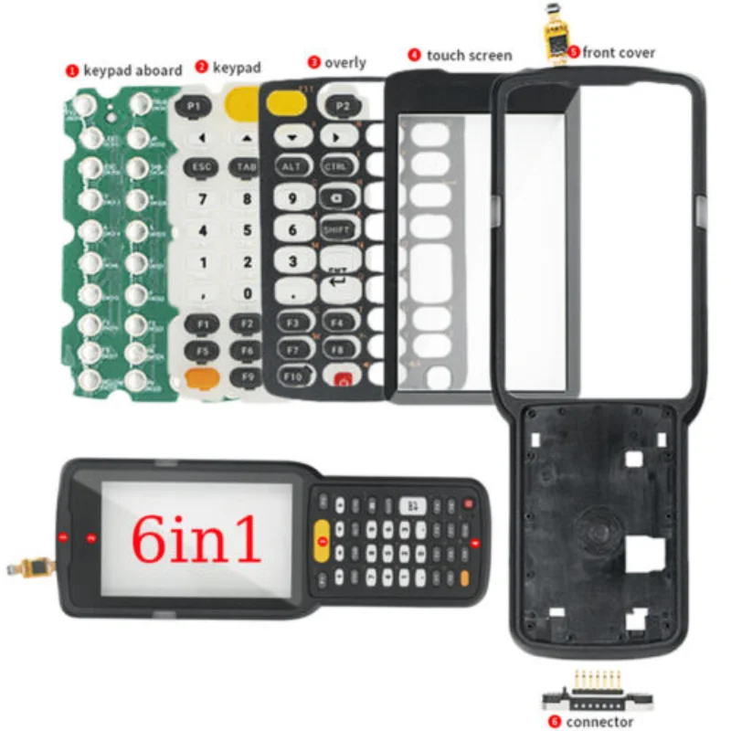 

Housing Front Cover + 38-Key Accessories Replacement for Motorola Zebra MC330L-S