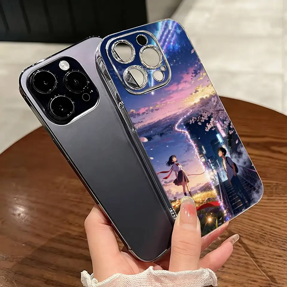 Anime Your N-Name K-Kimi Phone Case Transparent Silicone Soft For