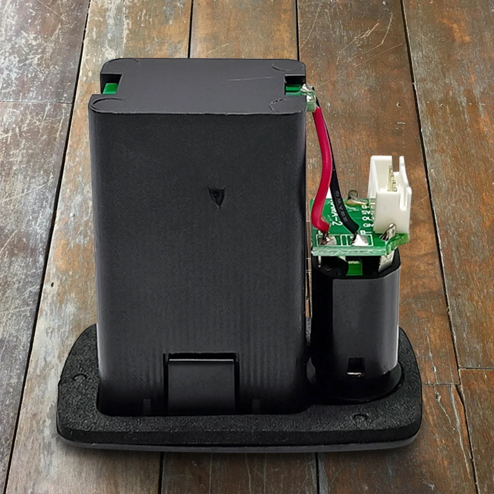 Caja de batería para guitarra, cubierta de batería de plástico de 9V, funda, soporte, accesorios de instrumentos musicales de repuesto para ukelele bajo