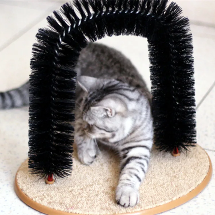 Cat toy scratcher Rustle Brush Arch scratcher Puppy toy Pet cleaning supplies