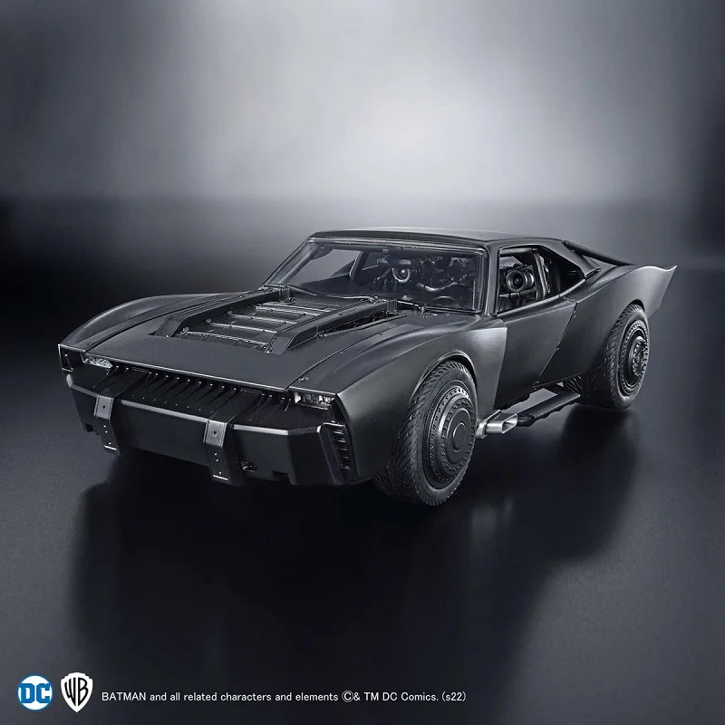 In Stock Bandai Original Batman Batmobile The Batman Ver. 1/35 Scale Dc Anime Figur Action Figures Assemble Collection Model Toy