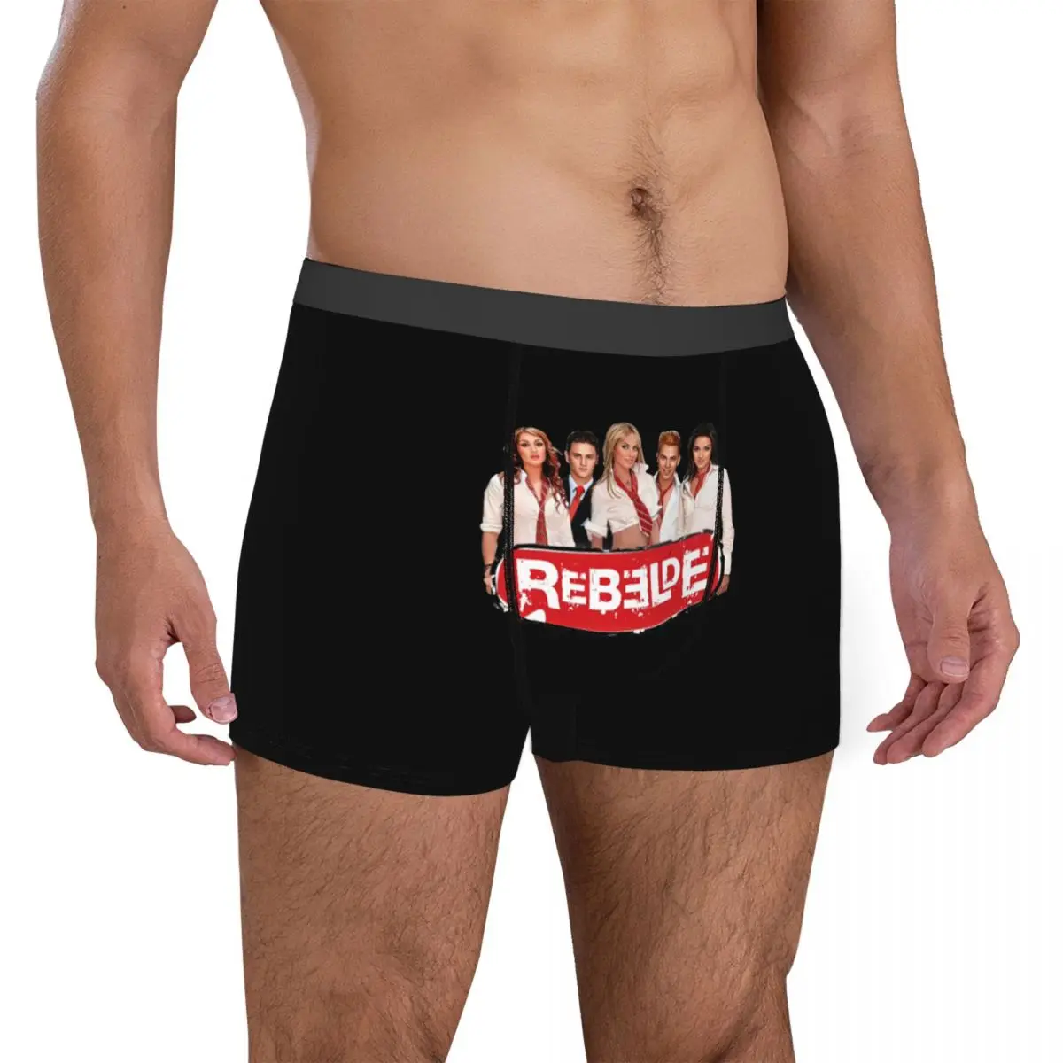 Boxer doux pour hommes, sous-vêtement drôle, culotte Cool Tv, caleçon mexicain pour hommes, grande taille