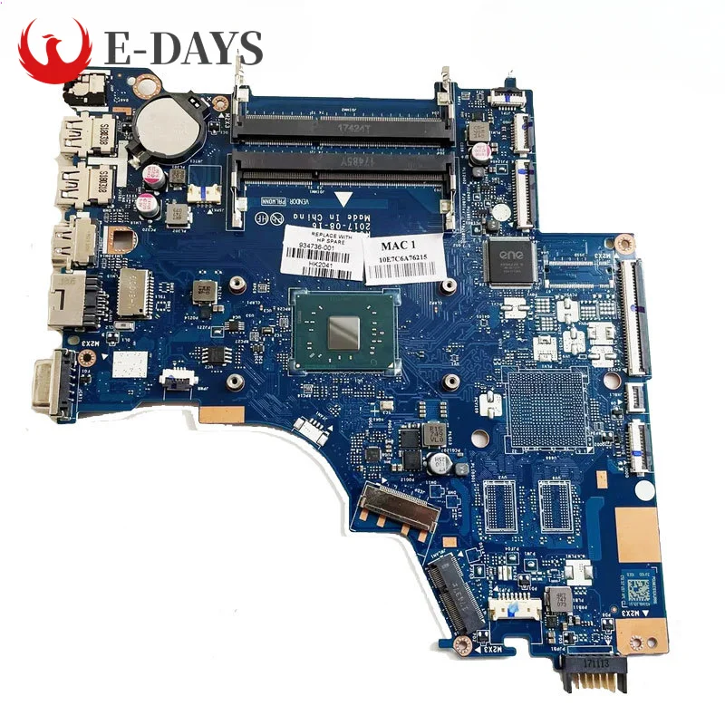 

For HP Pavilion 250 G6 Laptop Motherboard LA-E821P Mainboard CPU N4200U DDR4 UMA 100% Tested Ok