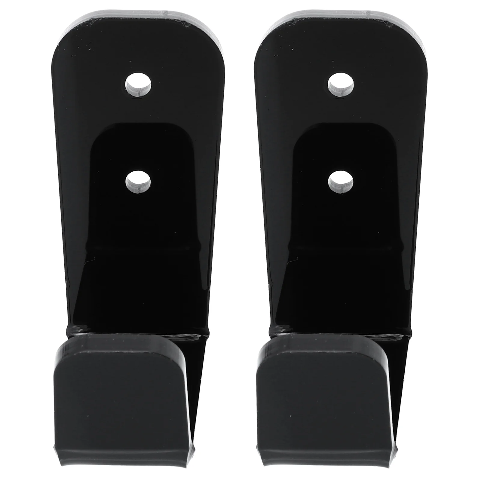 2 Sets Wall Brackets for Hanging Hockey Stick Mounted Clothes Multi-functional Storage Stands Monitor
