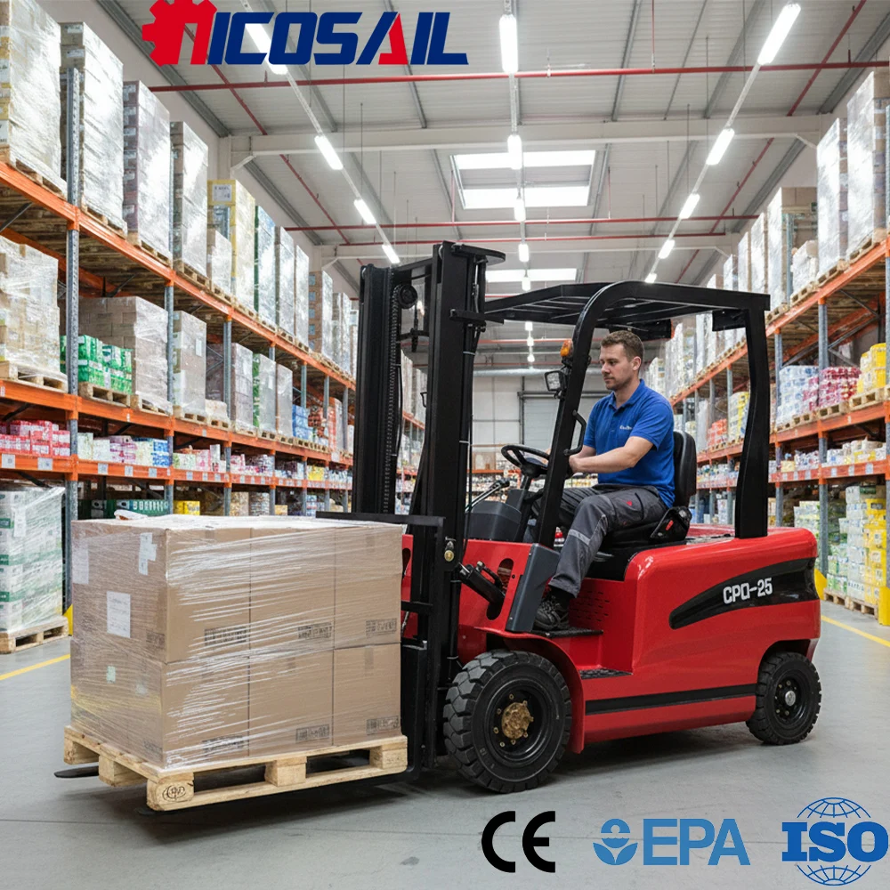 Mini  Forklift CE Certified Euro 5 Compact Lithium Battery High Efficiency for Warehouse Factory Farm