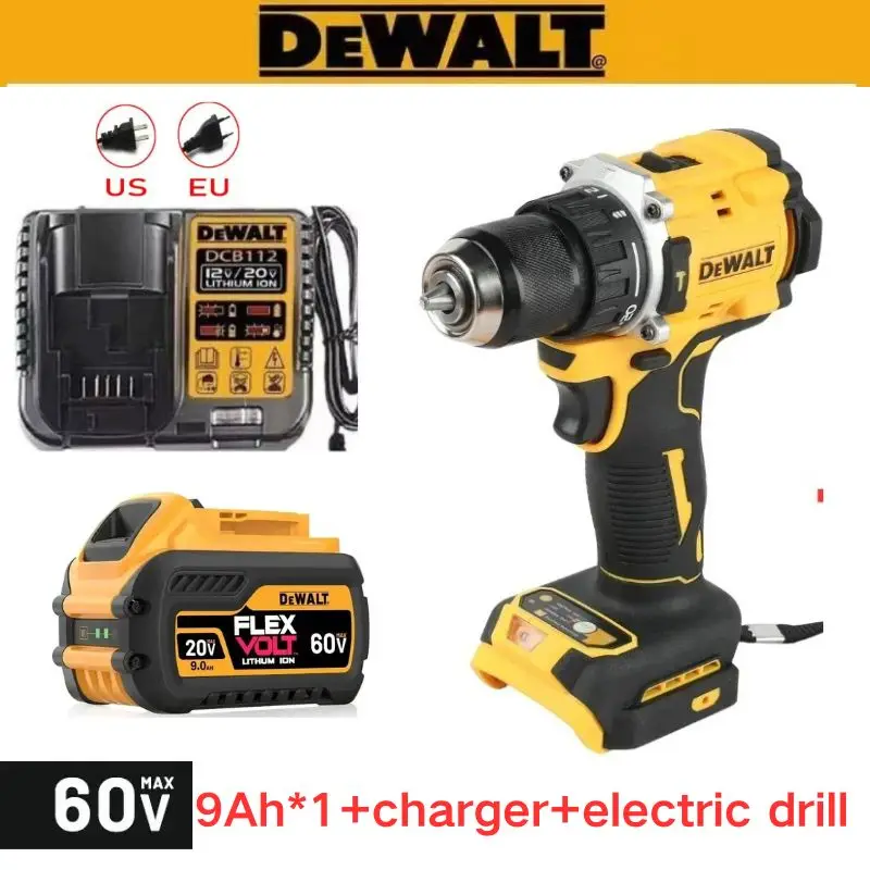 

DEWALT оригинальный аккумулятор для электроинструмента 20 В/60 В DCB200 DCB205 DCB206 DCBGene dewalt, 60 В 6 Ач 9 Ач 20 В/60 В перезаряжаемый аккумулятор