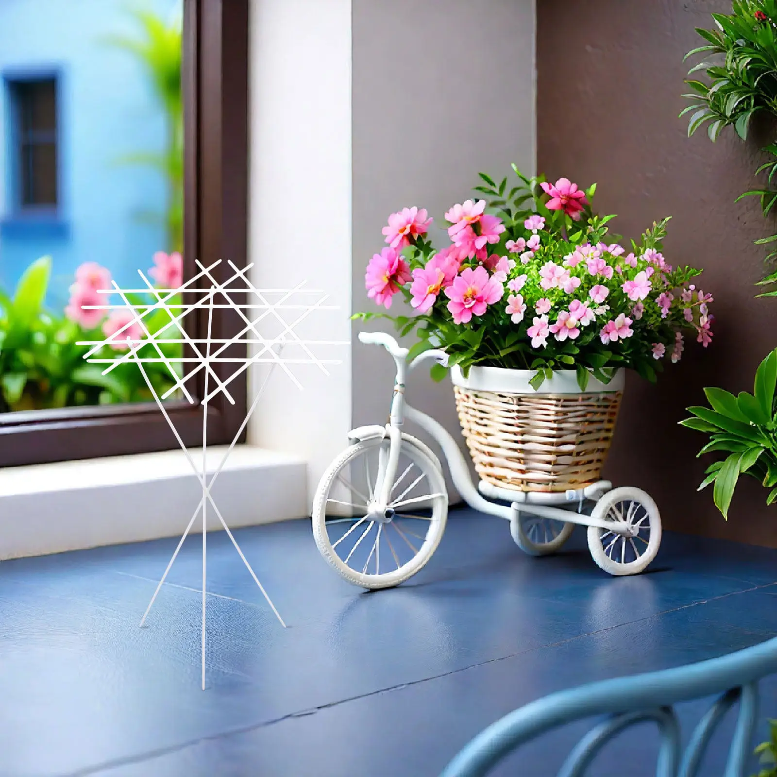 

Набор из 4 пластиковых спиральных держателей для цветочных композиций, поддержка для букетов ручной работы, фиксация стеблей цветов для свадебных букетов