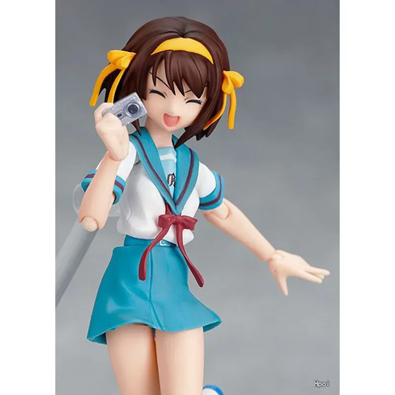 Max Factory Figma 034 Suzumiya Haruhi The Melancholy of Haruhi Suzumiya 2009 Summer Clothes Ver Action Collectible Model Toys