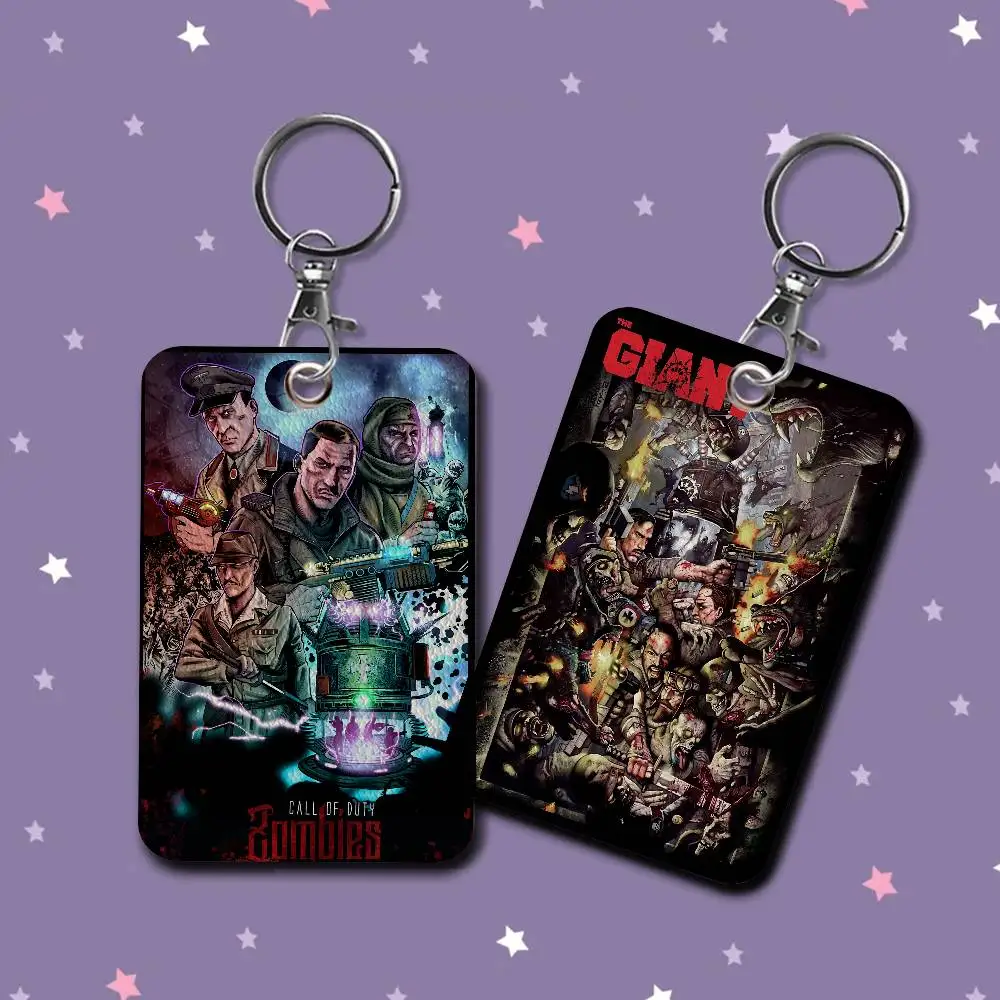 سمك القد الزومبي الكلاسيكية خمر بطاقة البنك مترو الانفاق حافلة حامل بطاقة المفاتيح حلقة رئيسية الباب الوصول العلامات بطاقة الهوية حالة المفاتيح الوصول #3