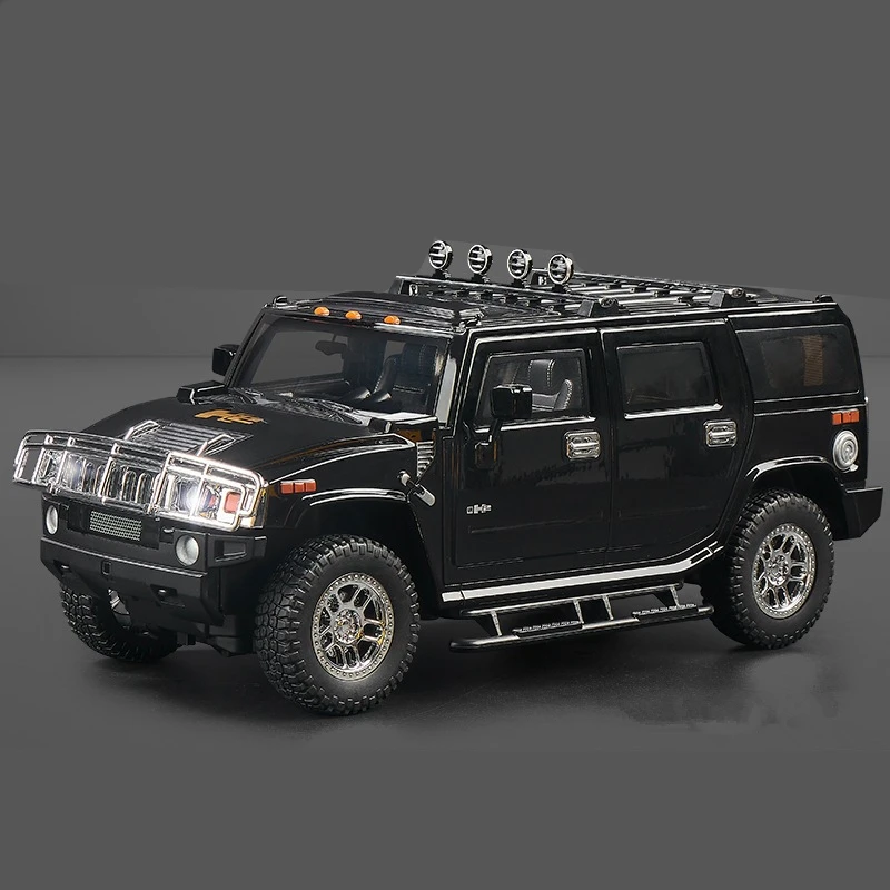 1/18 HUMMER H2 Highway 61 SUV Alloy Car Model Diecast Metal Off