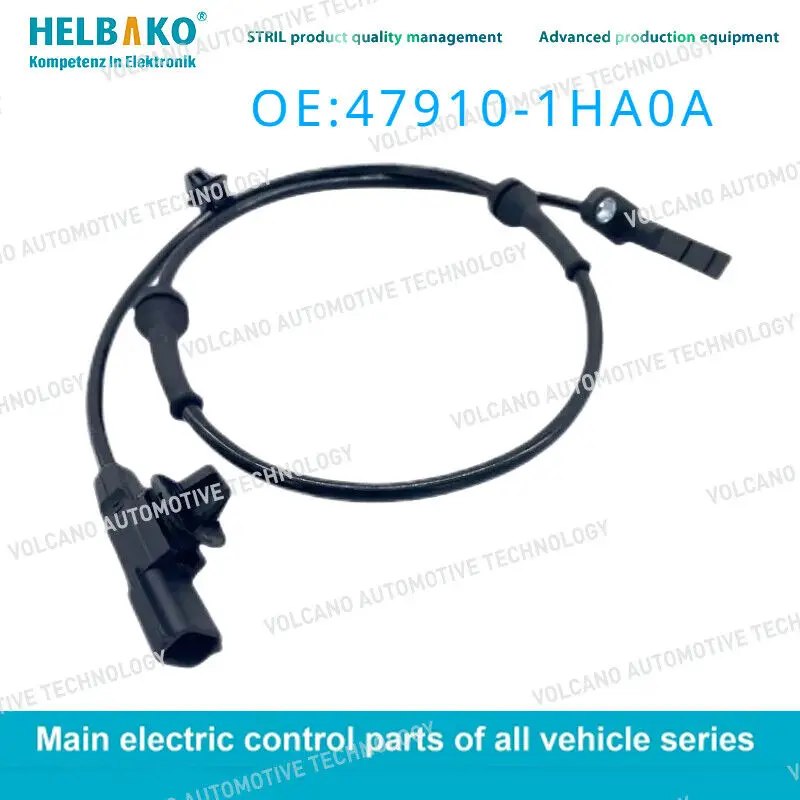 47910-1HA0A ABS Wheel Speed Sensor for Nissan Versa Versa Note L4