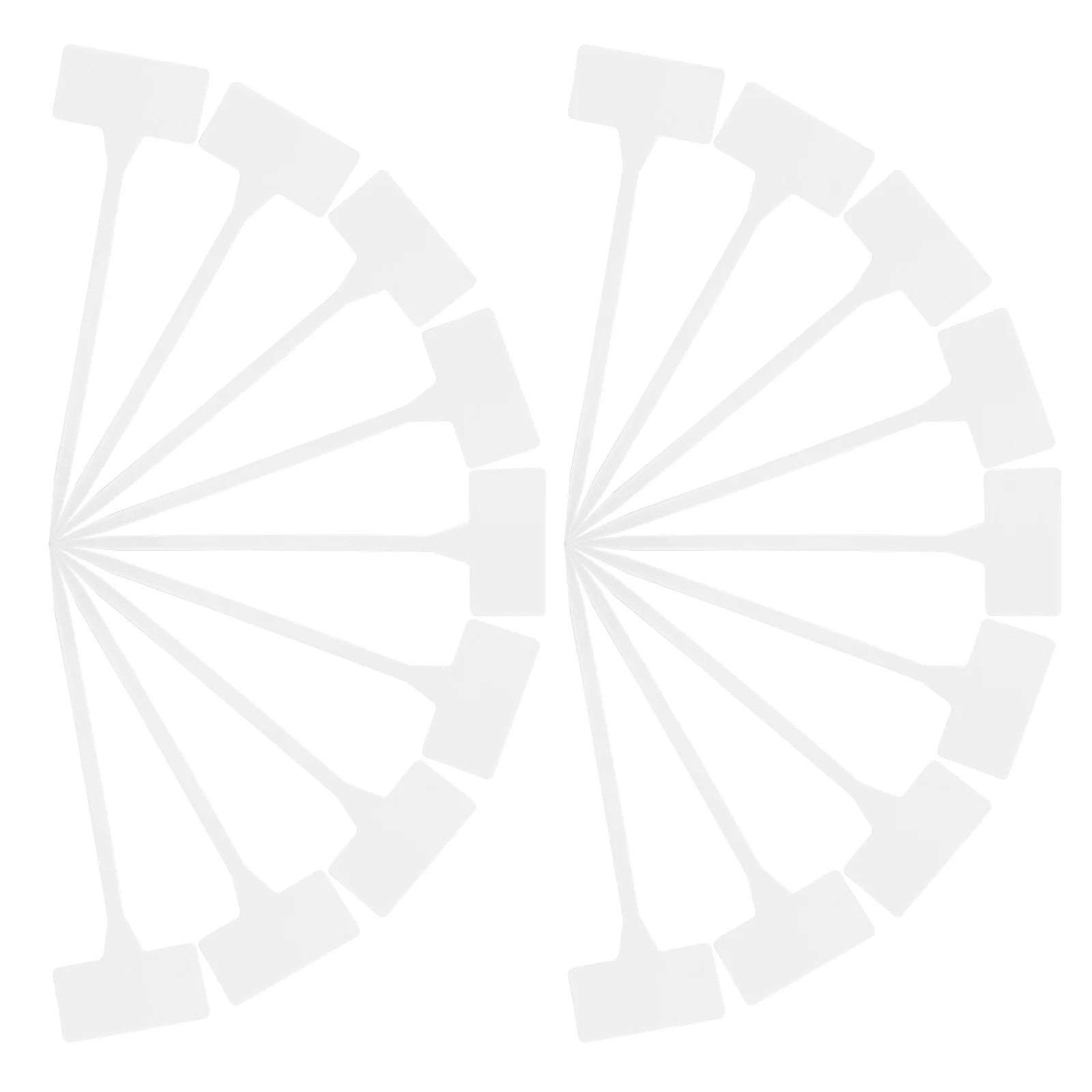 

28pcs Waterproof Plant Labels Durable Plastic Garden Markers Bow DIY for Garden Markers Flowers Gardens Supermarkets