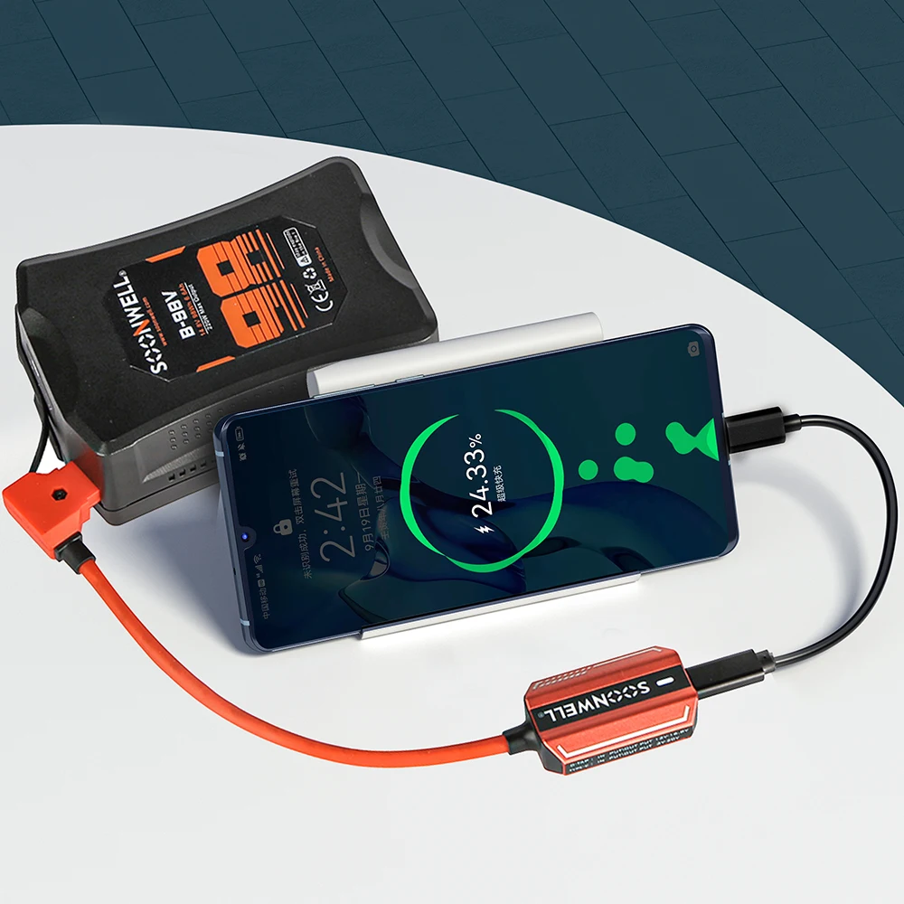 Soonwell PD100W Type-C Super High-Power Quick Charger With D-tap