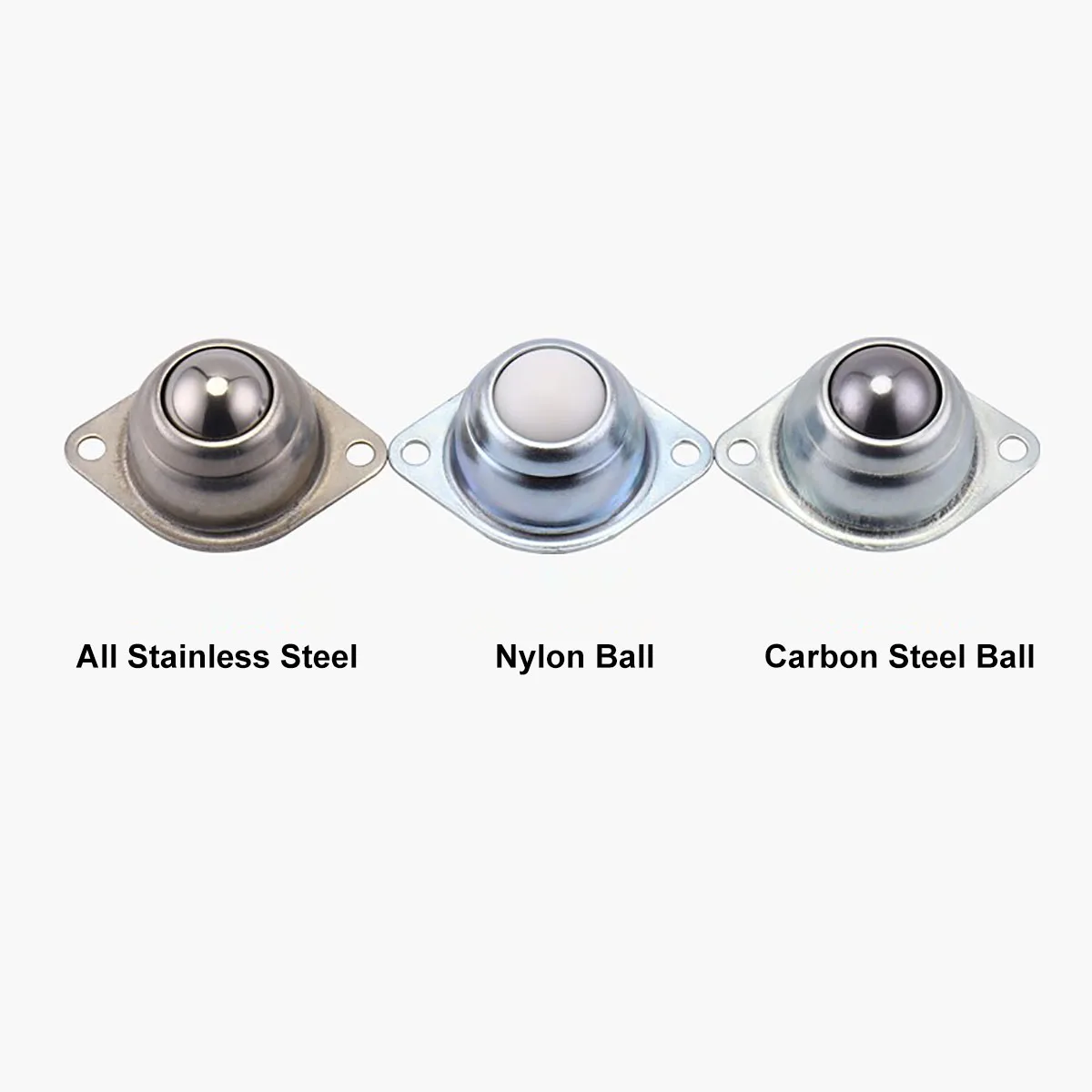 CY-12/15/18/19/25/30/38A Universal Ball Caster Wheel Transfer Bearing Round Bull Wheel for Machinery Trolleys Furniture Hardware