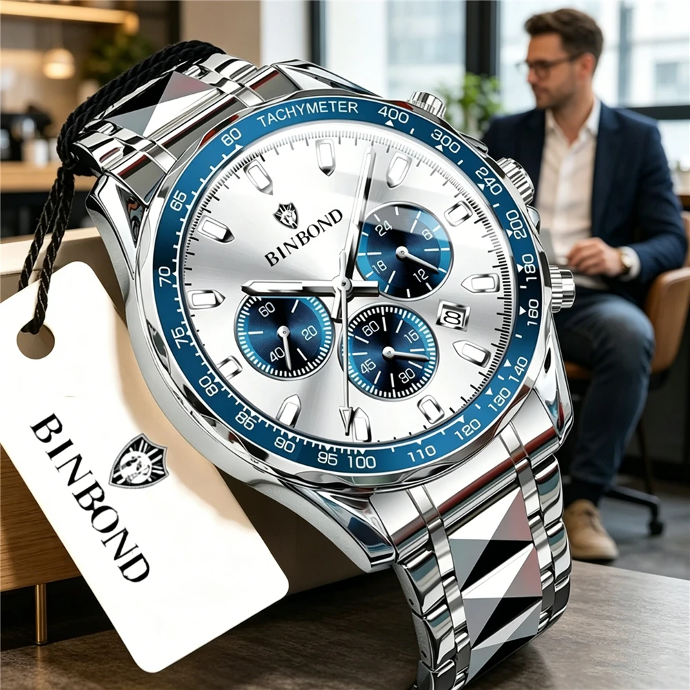 Automatic Watch For Man Gifts New Blue Sports Digital Top Fashion Quartz Wristwatches Men Clock Luxury Watches Mens Cadeau Homme