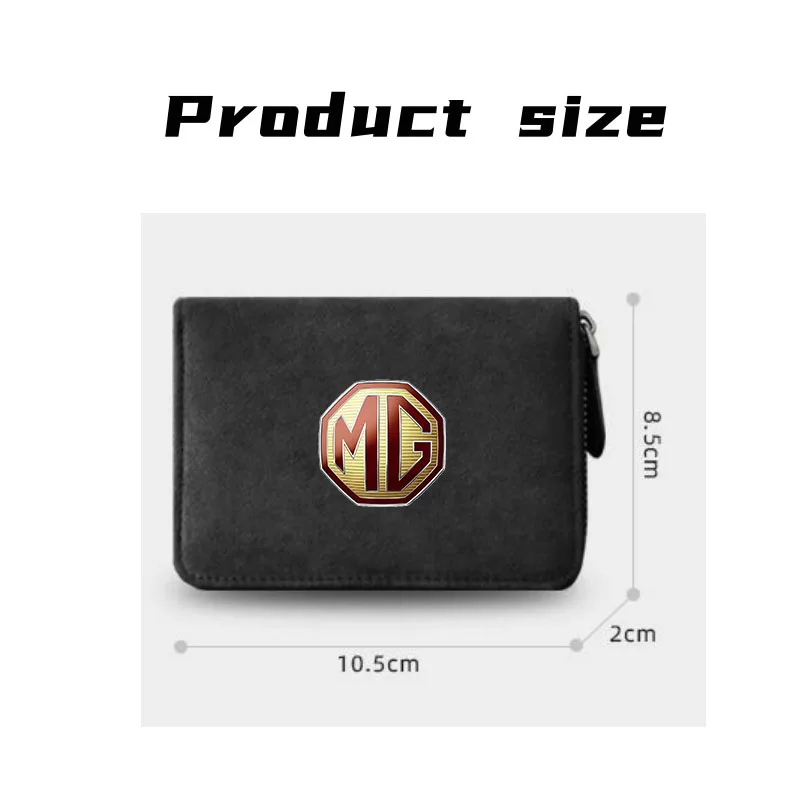 

Multifun Car Card Holder Wallet Coin Pocket Credit Card Case Key Bag for MG HS ZST ZS Rx5 MG3 MG5 MG6 MG7 GT GS Hector ZX EZS