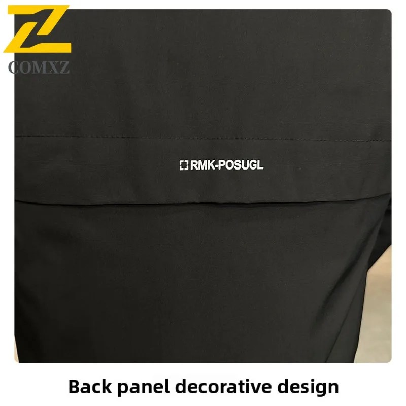 COMXZ Men sofeshell Down Jacket Hooded 90 Percent White Duck Down Warm Parka Outdoor Climbing Windproof Winter Windbreaker 2025