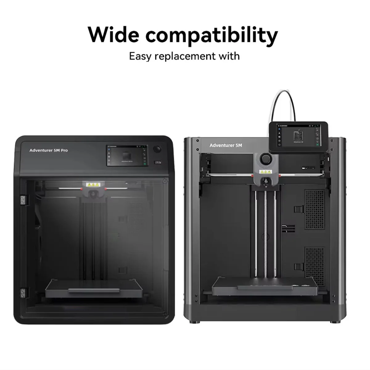 SMIEA 2PCS für FLASHFORGE AD 5M/5M Pro Aktivkohle-Luftfilter für FDM 3D-Drucker für Flashforge Adventurer Luftfilter