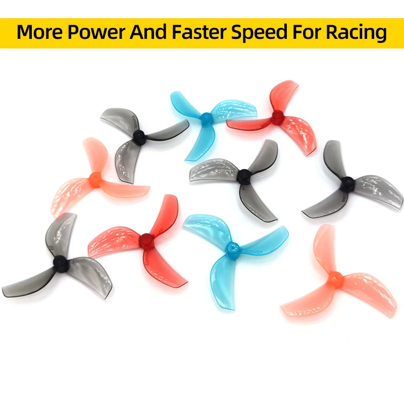 4Pairs Gemfan 45mm 3-Blade Propeller Ducted 45mm CW/CCW PC Props For RC FPV Freestyle Racing 1.8inch Tinywhoop Drone Original