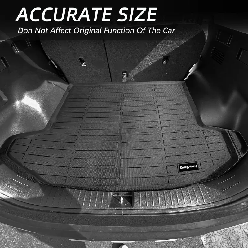 US All-Weather TPE Car Floor Mats & Cargo Mat Set Fit for 2023-2024 2025 Kia Sportage Accessories (Gasoline) EX, LX, SX Prestige