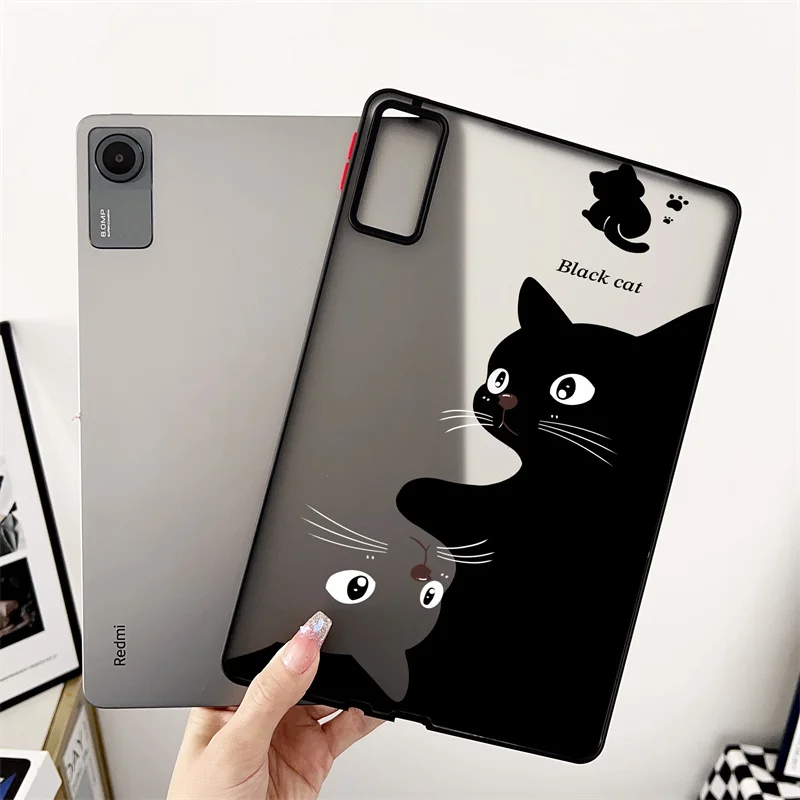 For Xiaomi Pad 6 Pro Case Mi Pad 6 5 Redmi SE 11Inch MiPad 6Pro XiaomiPad6 6S Pro Funny Black Cats Tablet Protection Matte Cover