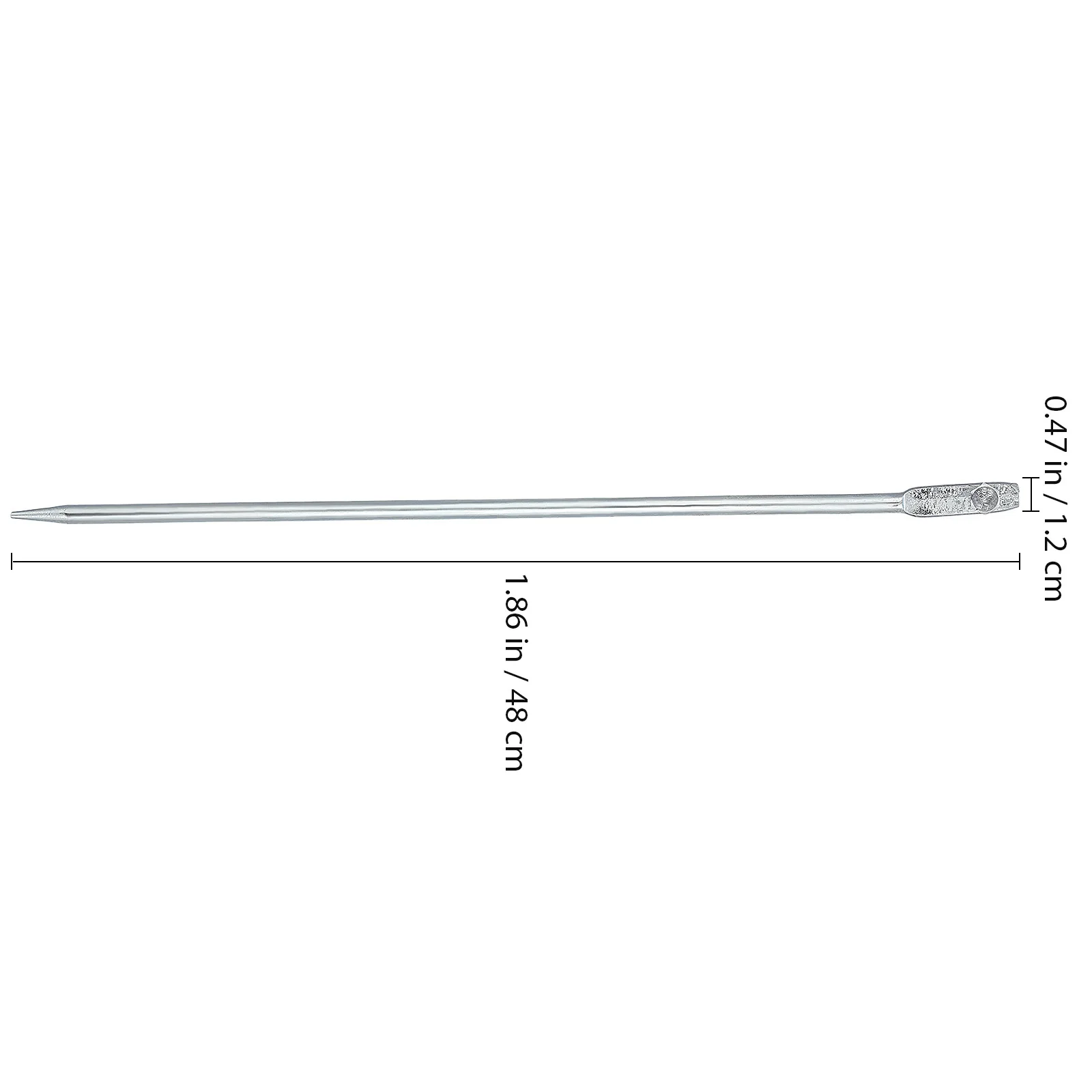 Grounding Rod for Earthing Fence Wire Sturdy Iron Easy Installation Home Appliance Protection Outdoor Project Household Use