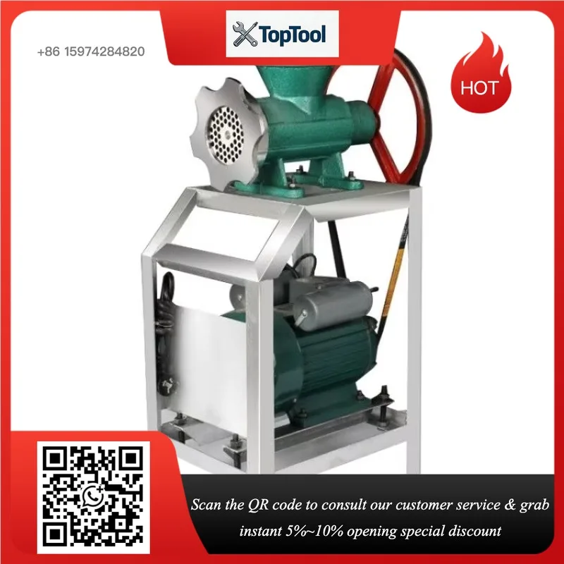 Commercial Electric Meat Grinder Chicken Bones Masher New Farm Bone Crushing Machine Featuring Motor Gear Pump Core Components