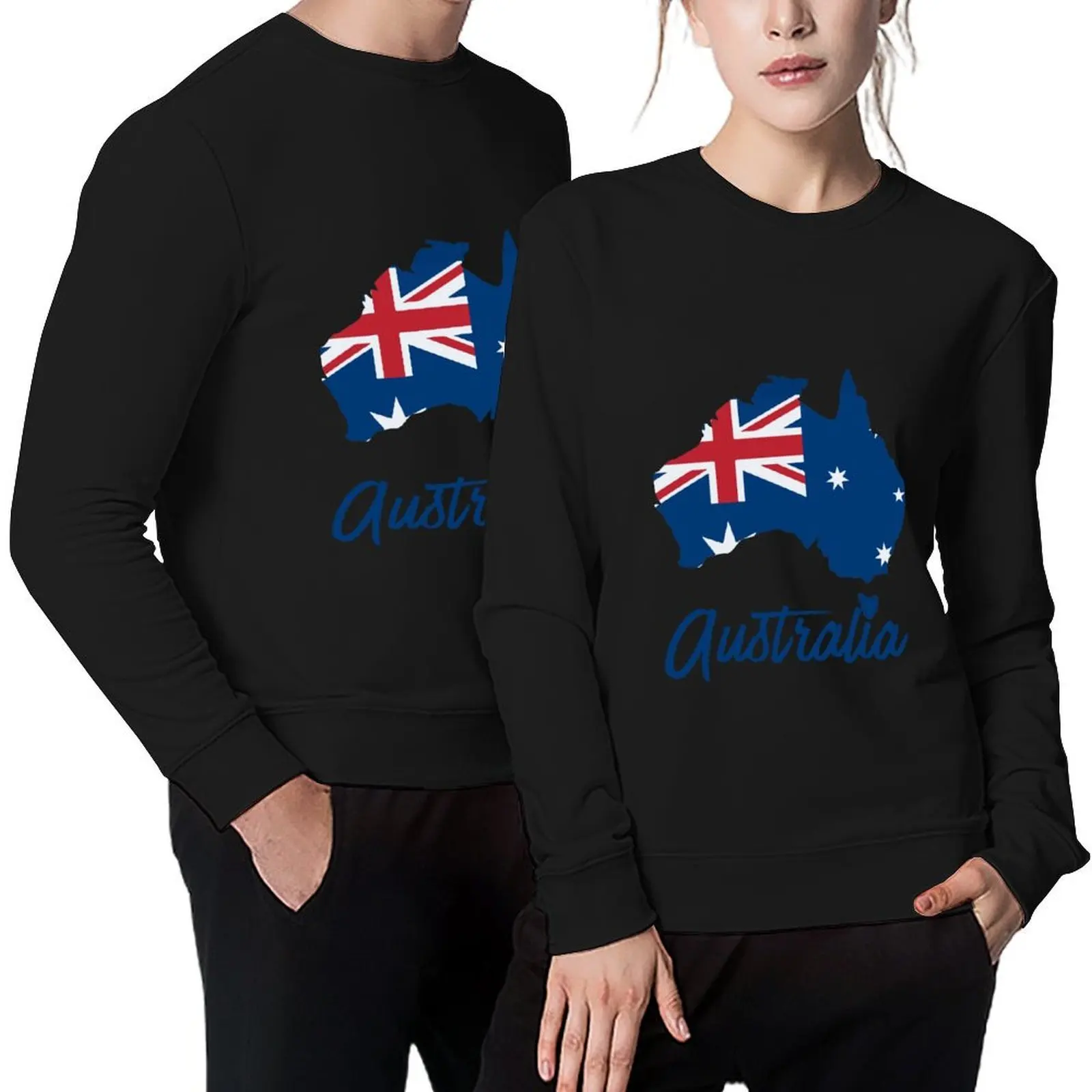 

Australia Pullover male clothes autumn men's coat korean style clothes oversize sweatshirt
