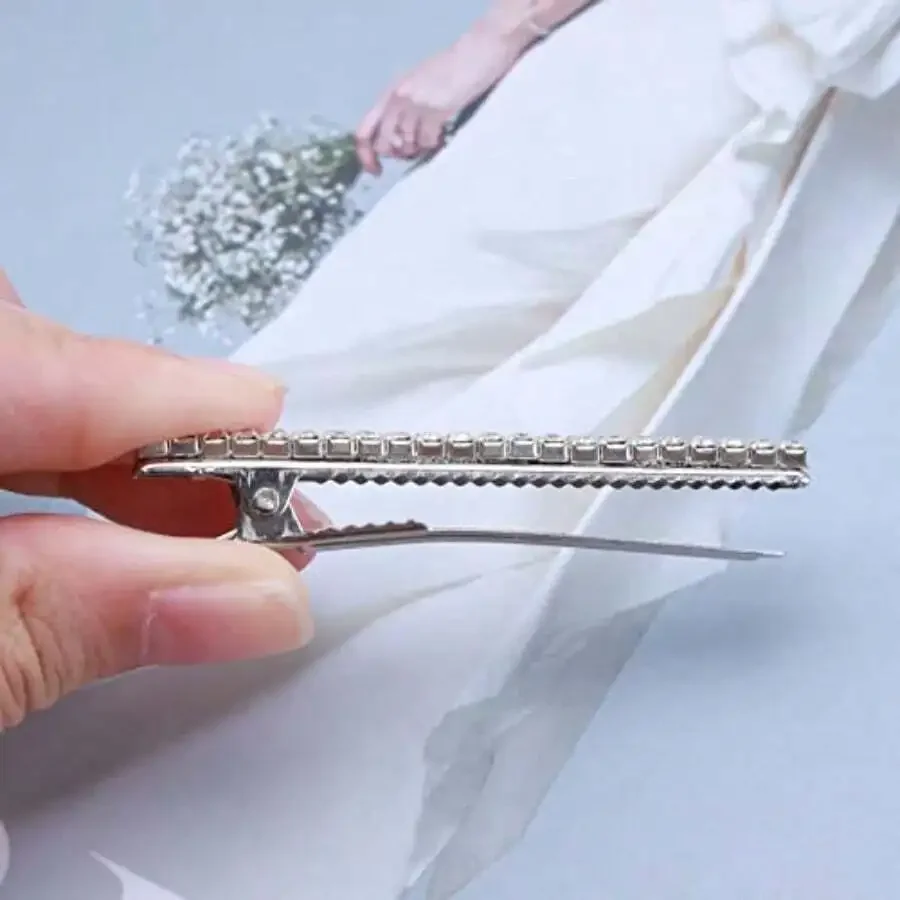 

Bohemian Crystal Barrette Hair Clip For Women Alloy Rhinestone Hair Accessory