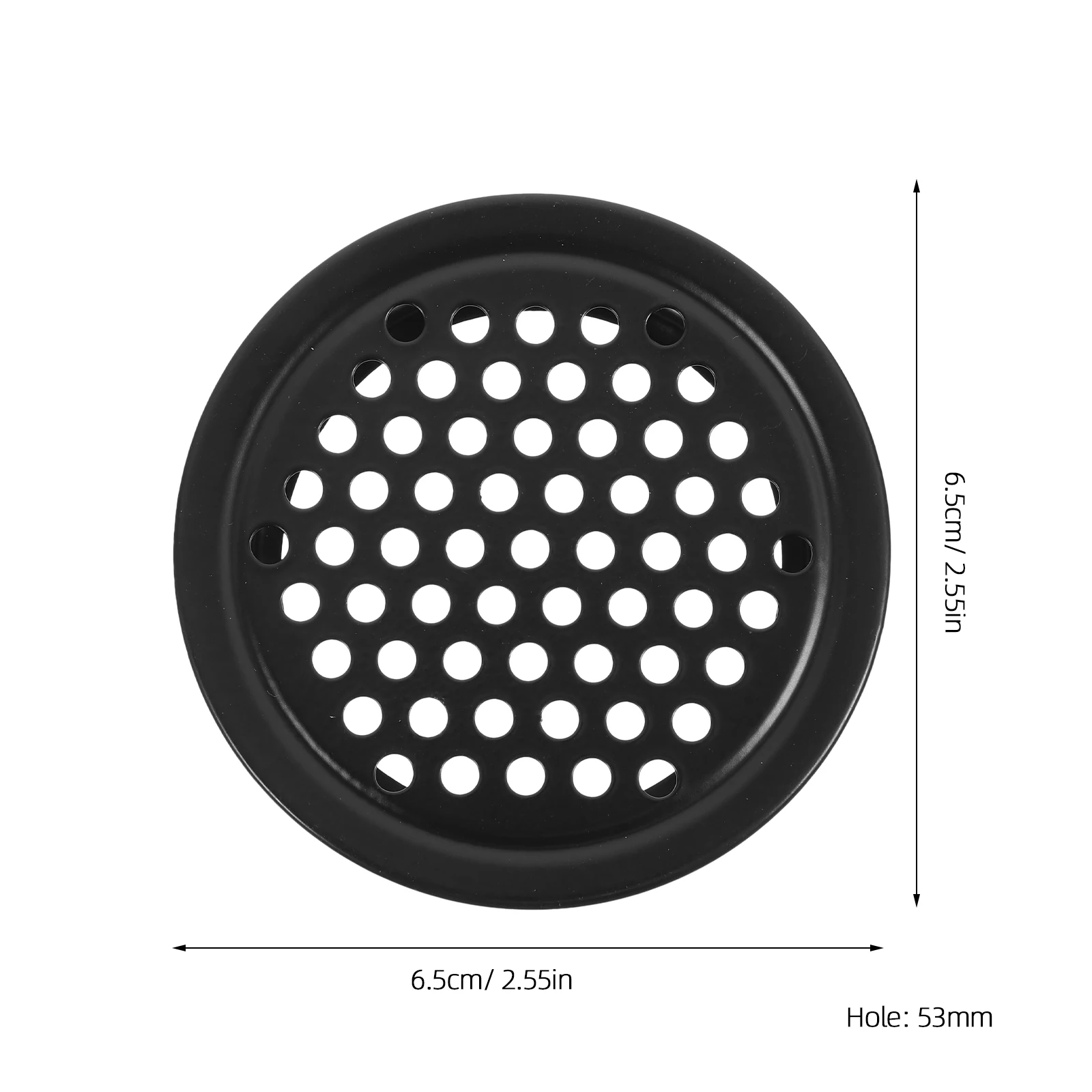 6Pcs Stainless Steel Wardrobe Ventilation Mesh Covers Round Air Vent Hole Plugs Cabinet Furniture Vent Hole Airflow Venting