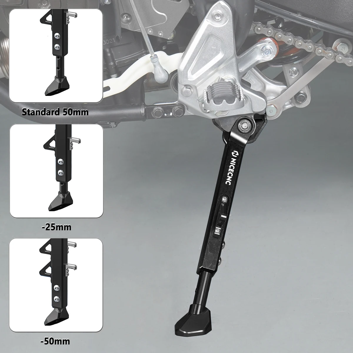 

NICECNC Adjustable Motorcycle Sidestand Kickstand for Yamaha Tenere 700/Rally Edition XTZ700 2019 2020-2024