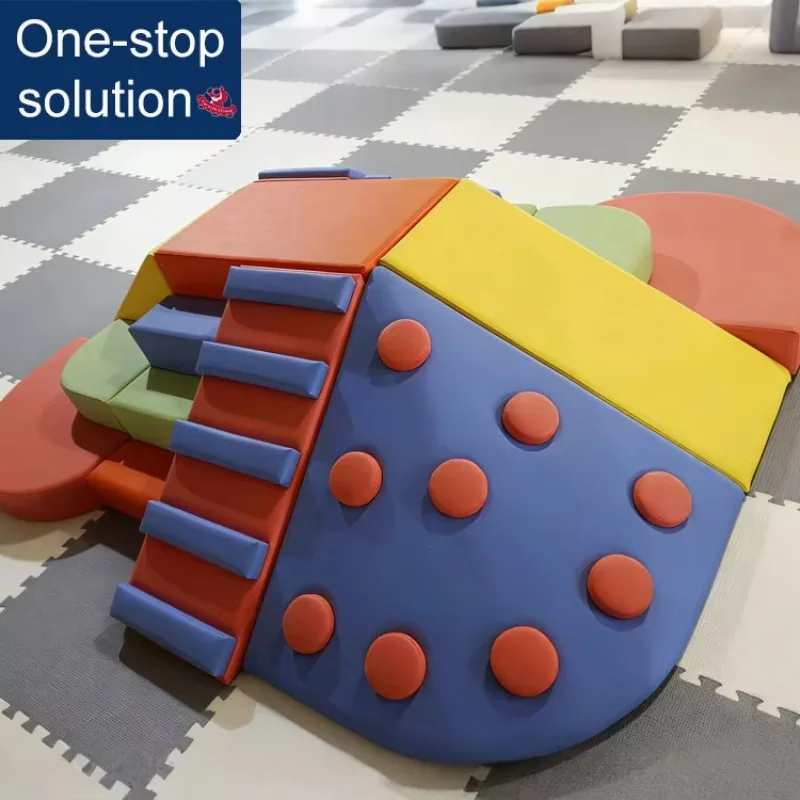 

Baby Sensory Room Gym and Training Equipment Indoor Soft Play Set with Ball Pool for Toddler Preschool Kids