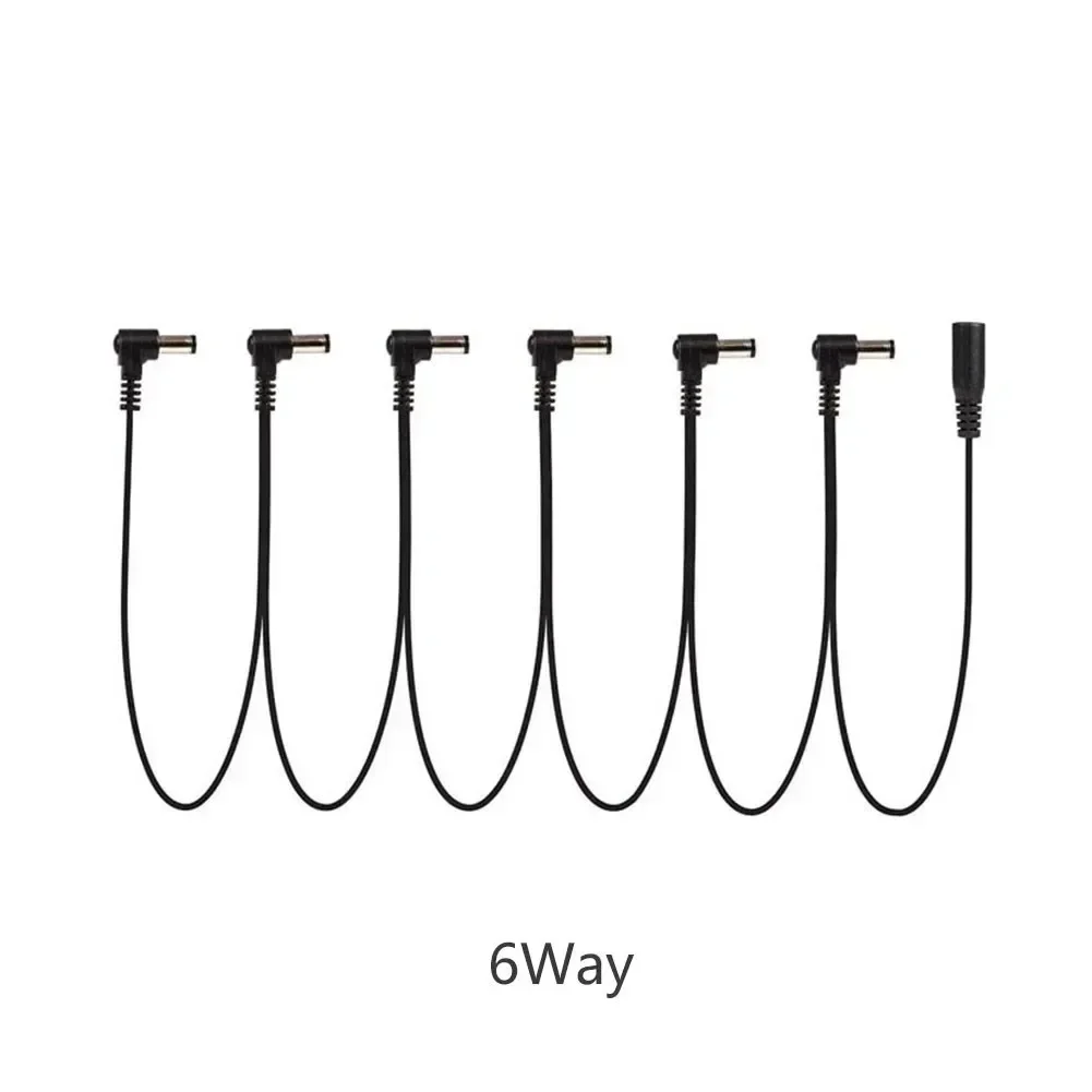 Guitar Effects Pedal Daisy Chain 3/4/5/6/8 Way Power Cord Supply Splitter Cable For Electric Guitar Multiple Effect Pedals