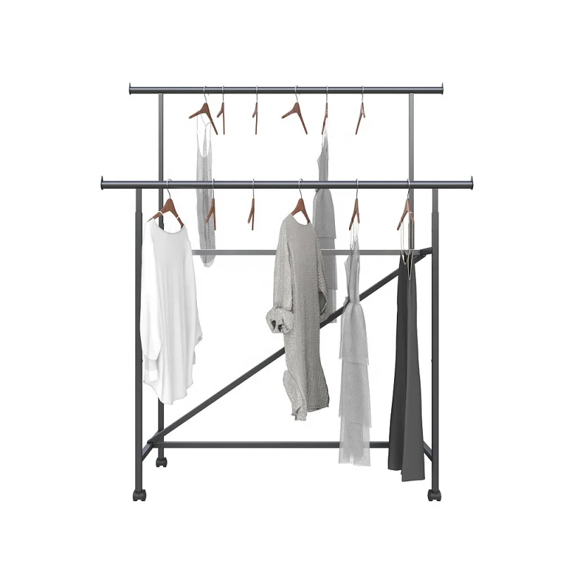 custom.Clothing fittings metal steel adjustable height h shape fancy retail store shelving racks for shop displays