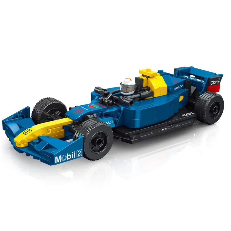 2025 スピードラリーレーシングシティチャンピオンズ F1 ビルディングブロックビークルセット FIA クラシックホットスポーツカーモデルブリックキッズトイ大人ギフト
