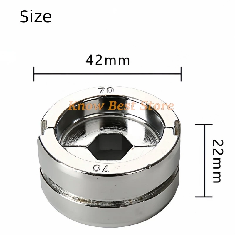 1PCS Electric Hydraulic Clamp Mold EZ300/EC/EP/EB Type Universal Wire Crimping Clamp Crimping Head Die Accessories