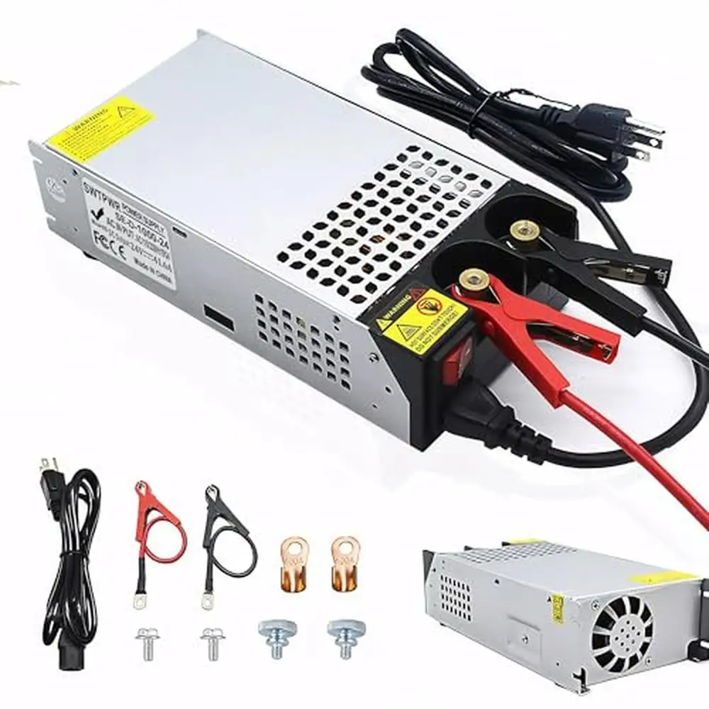 1000W 24V AC to DC Converter Power Supply Adapter LED Strips 3D Printer Camper CCTV Medical Industrial Automation Car Radio