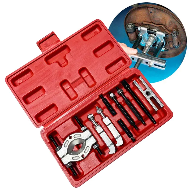 Car Bearing Separator Puller Set Portable Bearing Removal Tool Kit Metal Bearing Splitter Gear Puller Tools Set With Box