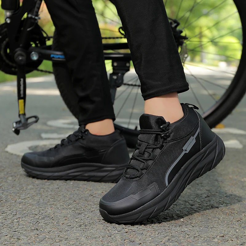 أحذية المشي لمسافات طويلة للرجال مقاومة للماء، أحذية رياضية مضادة للتصادمات والرحلات، أحذية مشي للياقة البدنية خفيفة الوزن، أحذية مقاومة للانزلاق #2