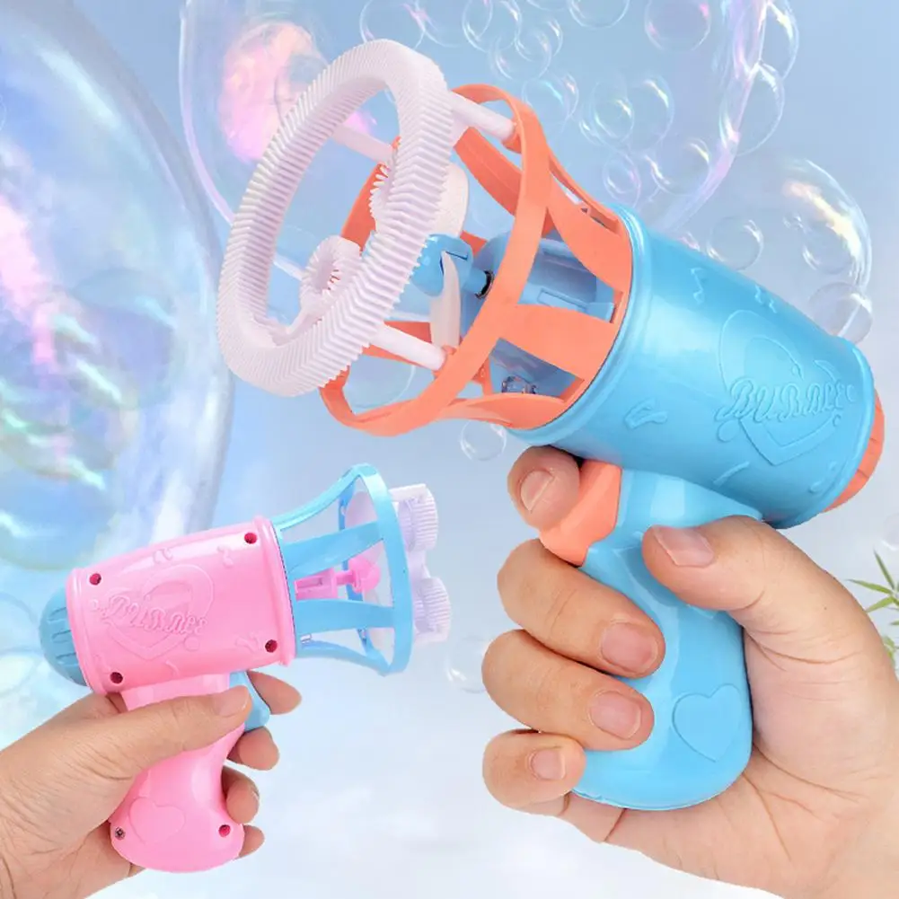 Child Toy Bubble Toy Bubble Toy Fun PP Material Bubble Machine Fan Shape Bubble Blower