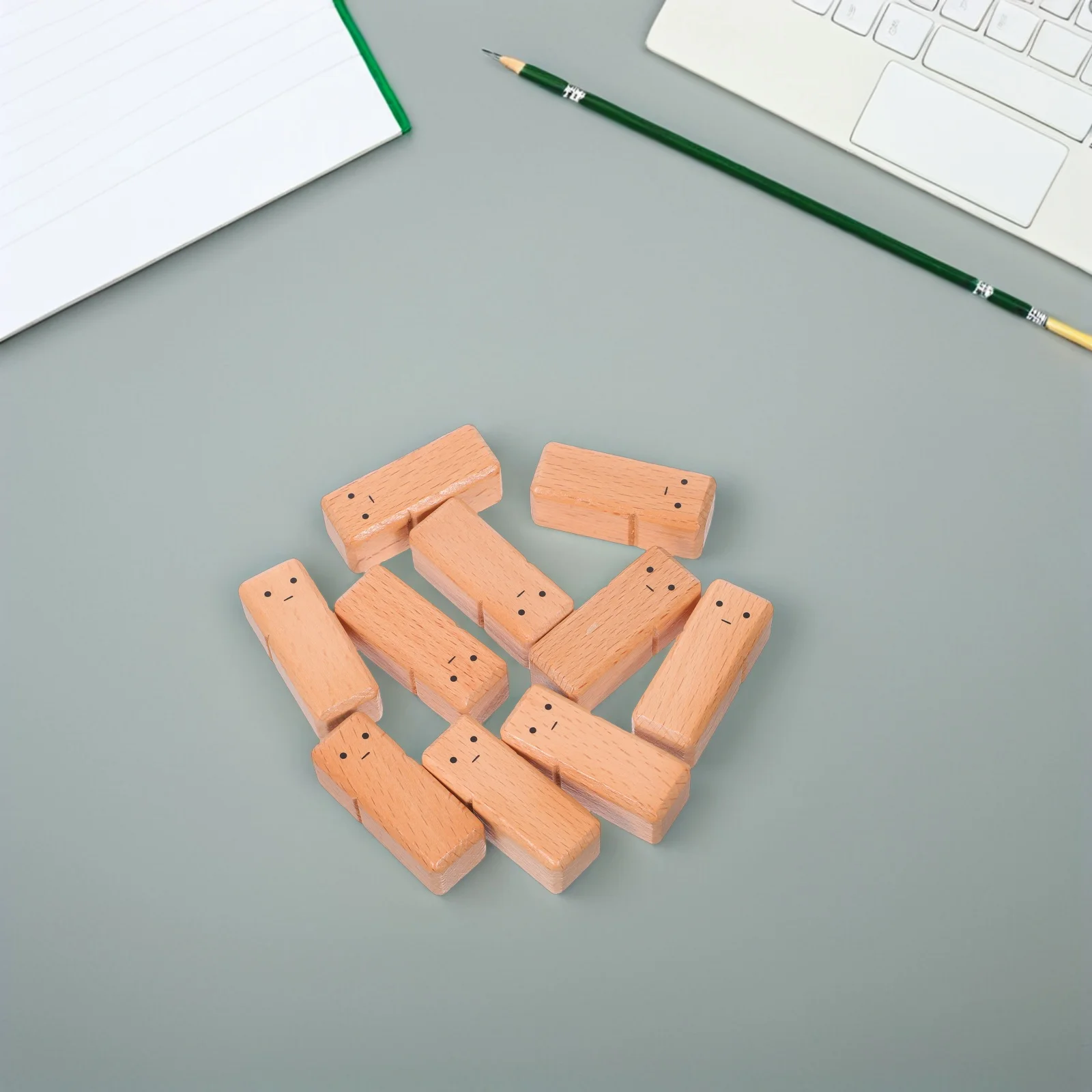 

10pcs Wooden Peg Natural Beech Wood Unfinished Blanks For Crafts Diy Painting Family Figurines Wedding