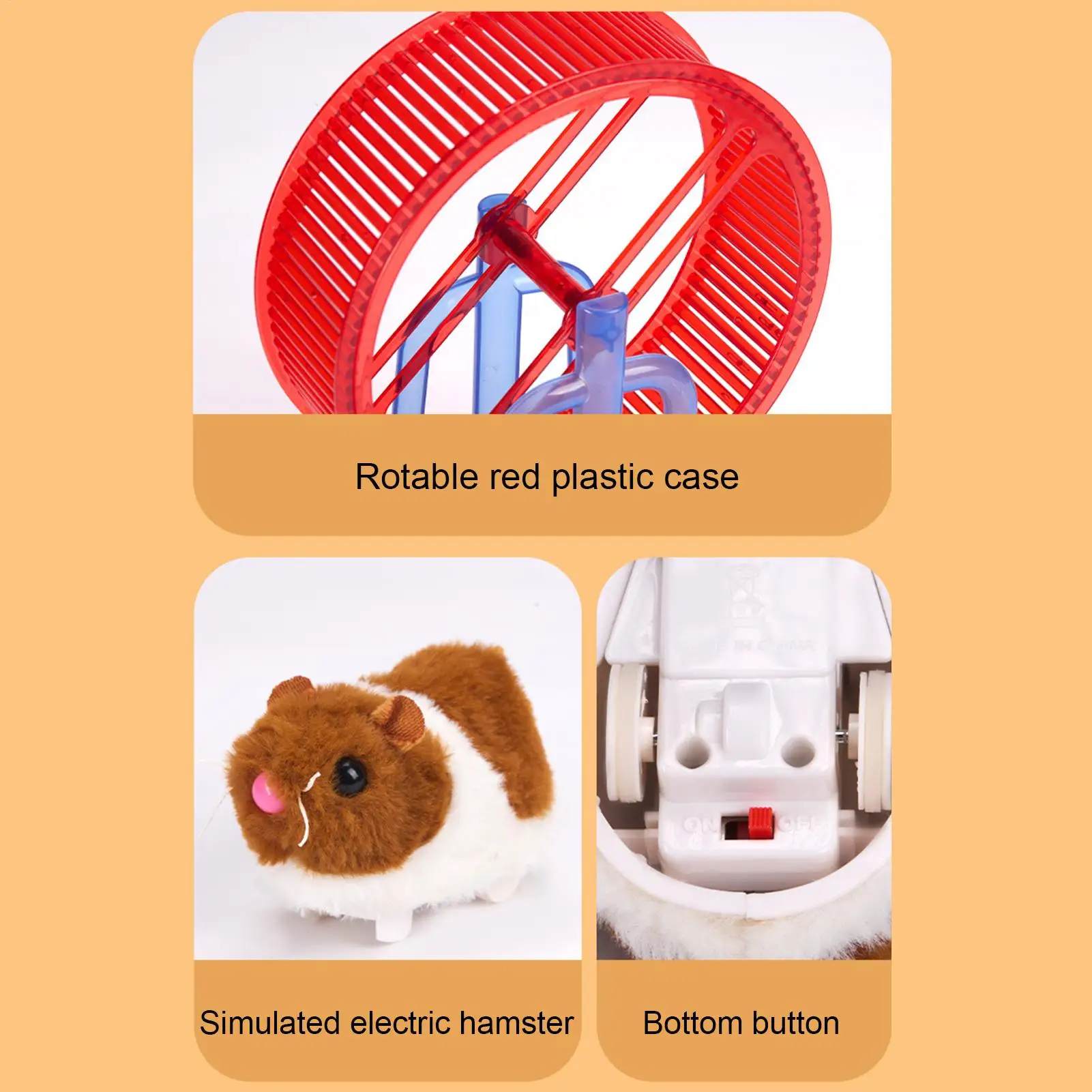 ألعاب تفاعلية للحيوانات الأليفة والحيوانات الأليفة على شكل أرنب محاكاة تفاعلية نموذج أرنب قطيفة مع حامل لعبة عجلة تمرين للكلاب والقطط والبنات