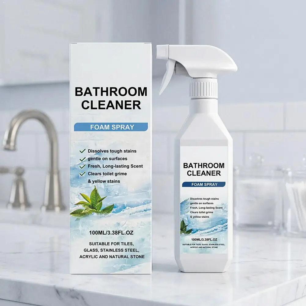 Powerful Bathroom Cleaner Spray Limescale Remover for Tiles 