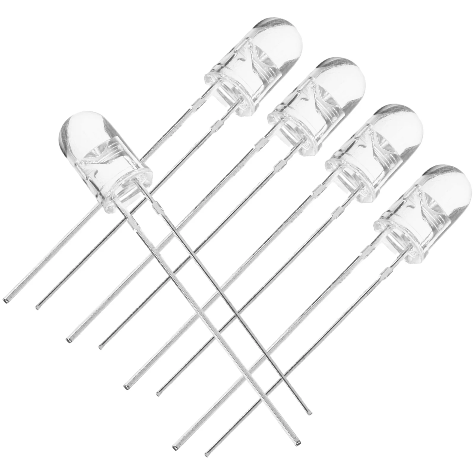 10 قطعة 10 مللي متر Uv Led 400-405Nm الأشعة فوق البنفسجية صمام ثنائي باعث للضوء مشرق 30 درجة زاوية عرض 80-120Mcd عدسة شدة ل
