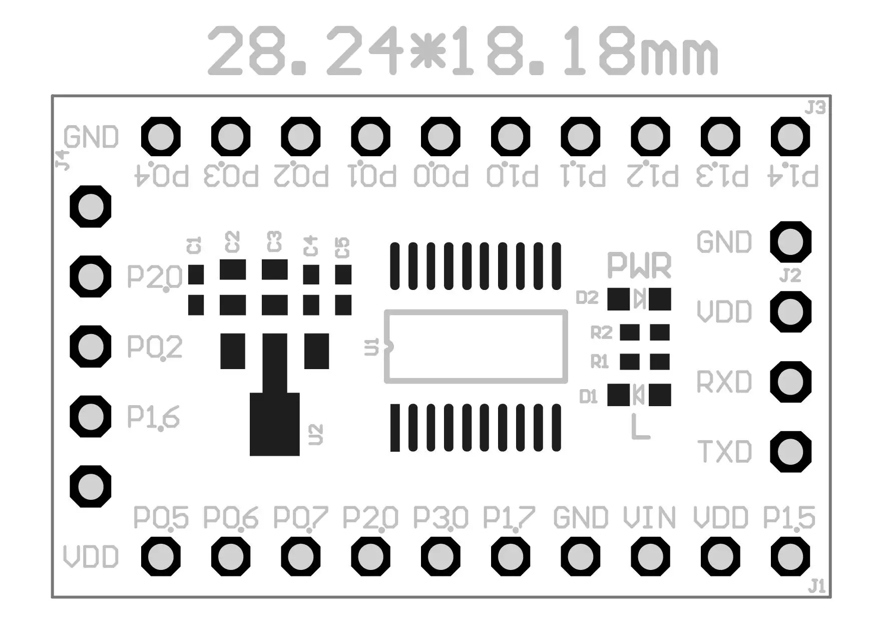 N76E003AT20 Microcontroller Development  N76E003 C51 Expansion  8051 Core System Board Single Chip Microcomputer