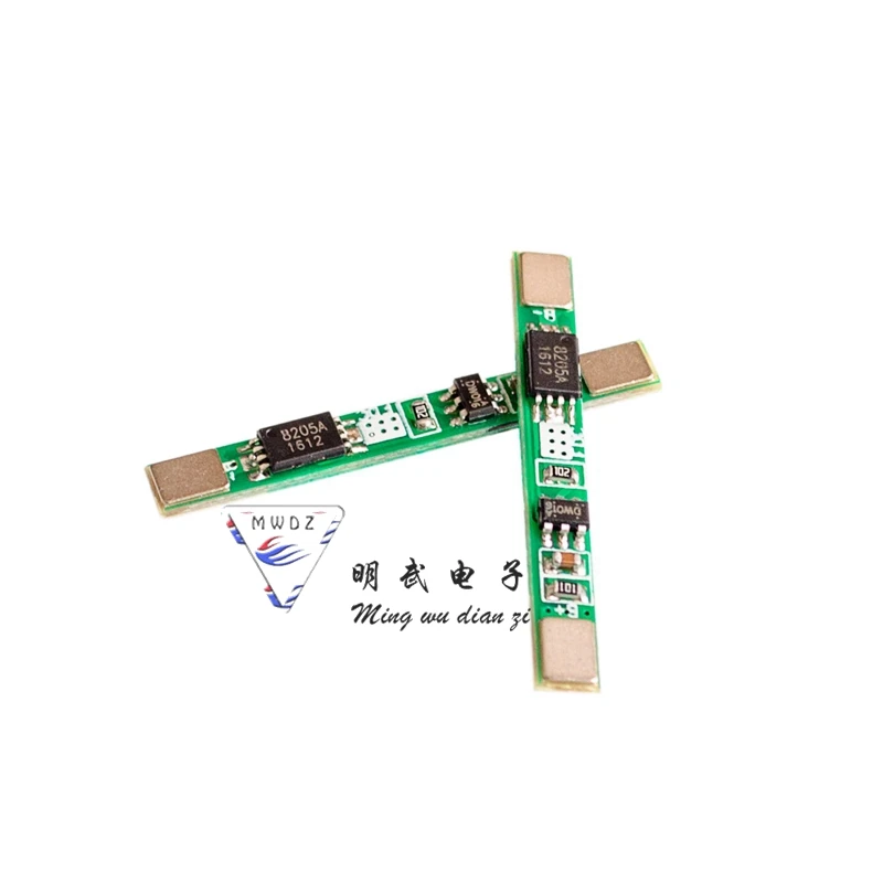 3.7V Lithium Battery Protection Board Suitable For Polymer 18650 Pads Spot Welded And Can Be multi-parallel 3A Overcurrent Value