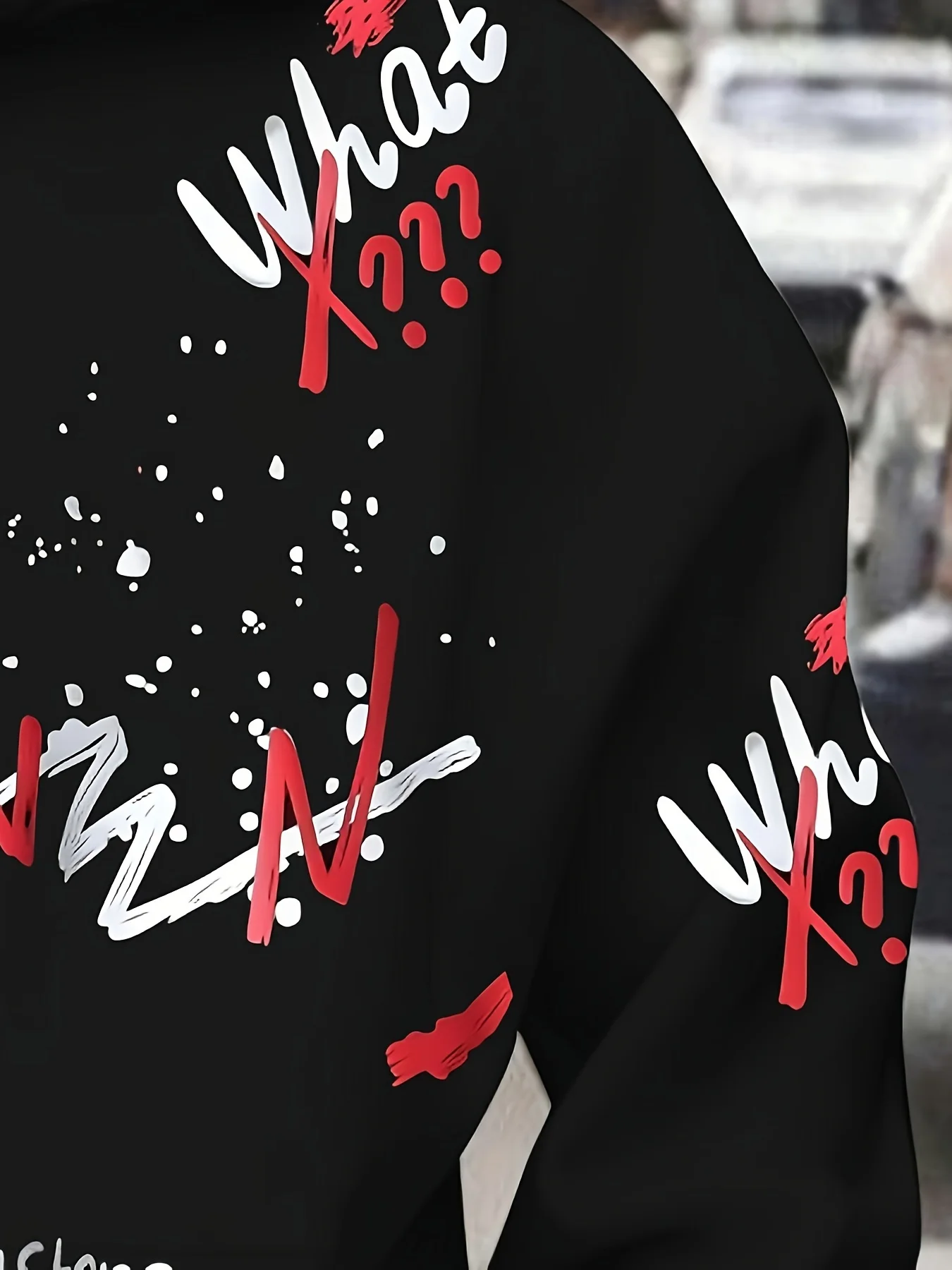 الرجال الأوروبية والأمريكية الخريف شخصية الكتابة على الجدران طباعة مريحة لينة مقنعين البلوز في الهواء الطلق نمط الشارع أعلى