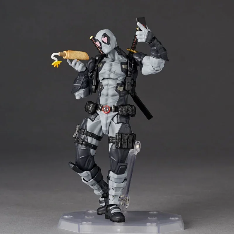 

Оригинальный Revoltech Amazing Yamaguchi Deadpool Ver.2.5 X Force Color Edition на складе, коллекция аниме, фигурки, модель игрушки