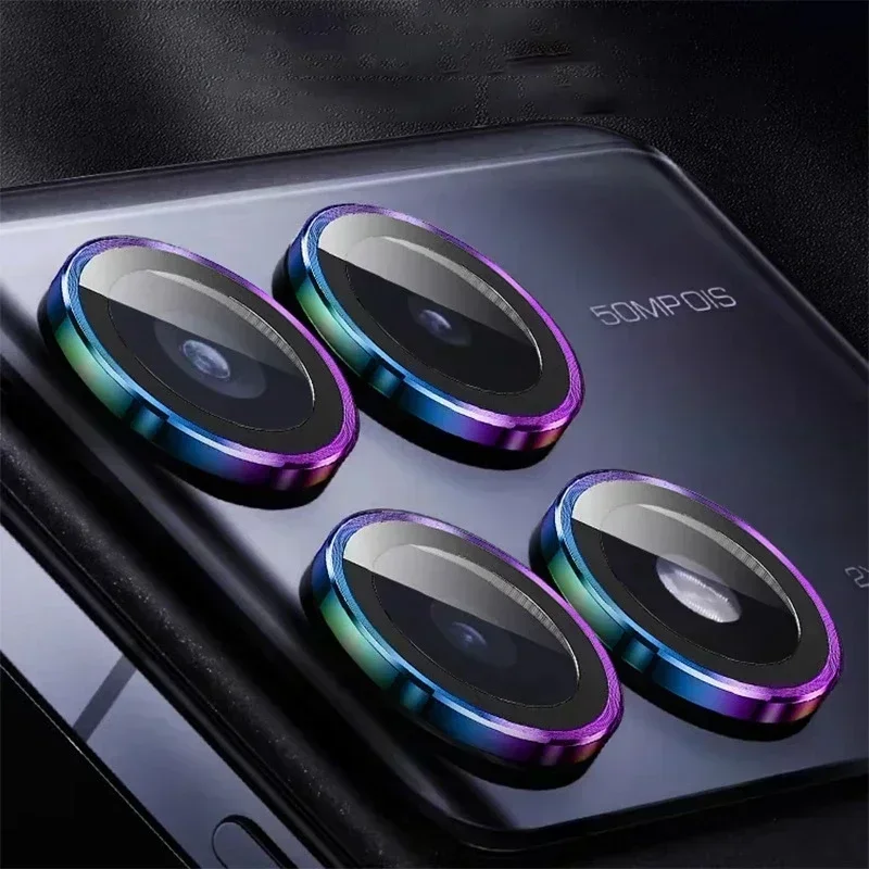 Camera Lens Protector Glass For Xiaomi Poco X6 Pro 5G Metal Lens Ring Case Camera Lens Protective Film Poco X 6 X6 5G